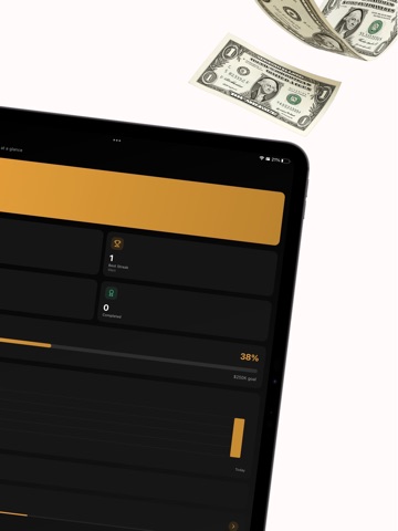 Finey - Financial Goal Tracker iPad screenshot