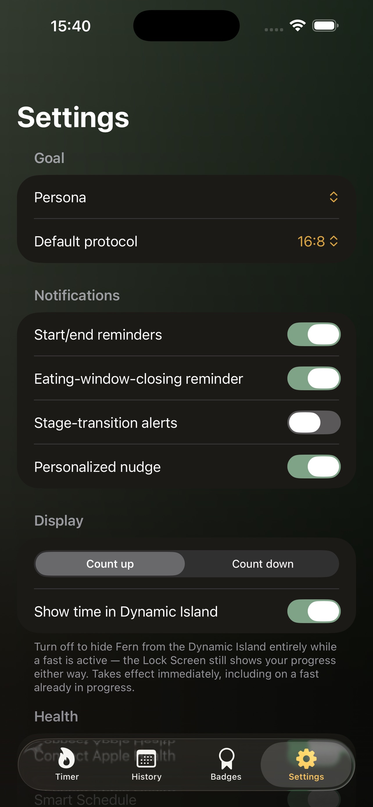Screenshot 4 of Fern: Intermittent Fasting