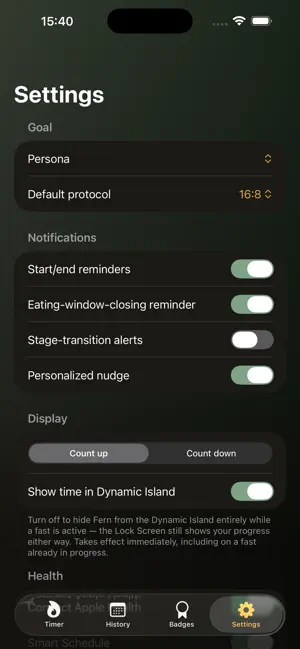 Fern: Intermittent Fasting screenshot 4