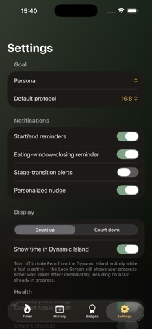 Fern: Intermittent Fasting Screenshot 4 of 6