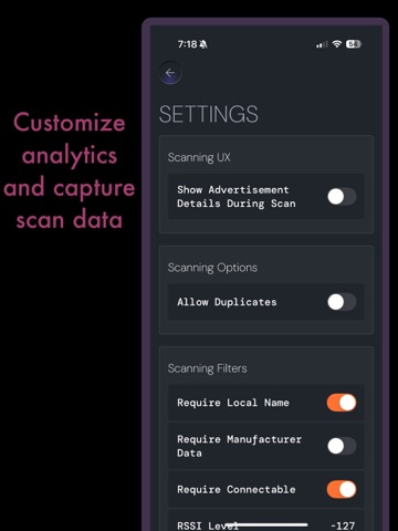 Silvertooth Scanner iPad screenshot