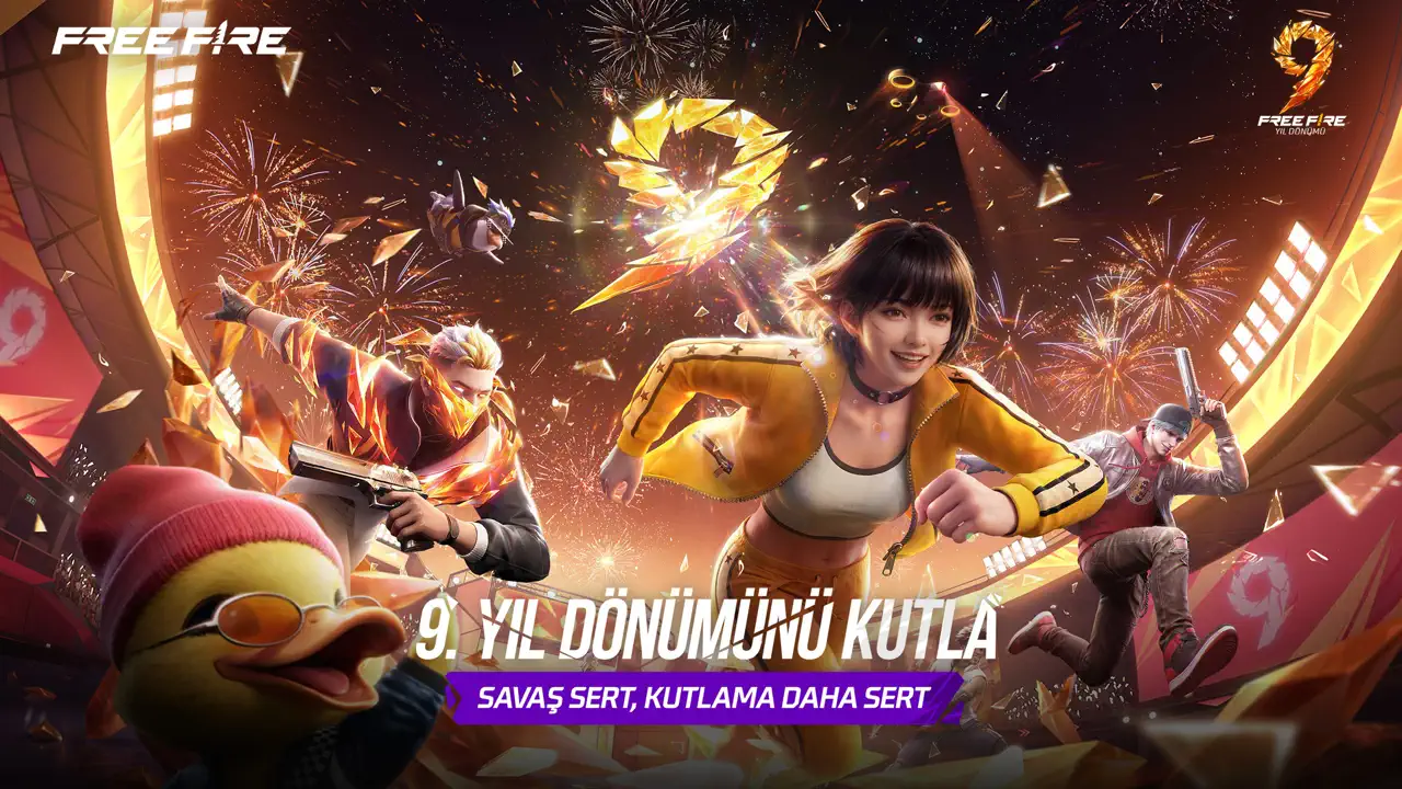 Free Fire: 9. Yıl Dönümü iPhone Ekran Görüntüsü 1