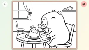 Capy Coloring Book screenshot 1