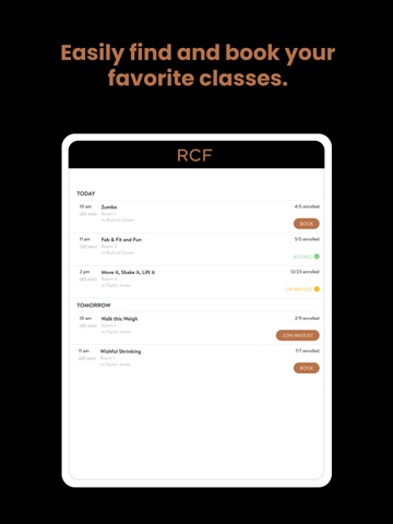 Re|Claim Fitness iPad screenshot