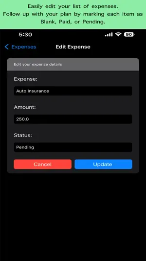 Paycheck Budget Plan screenshot 2