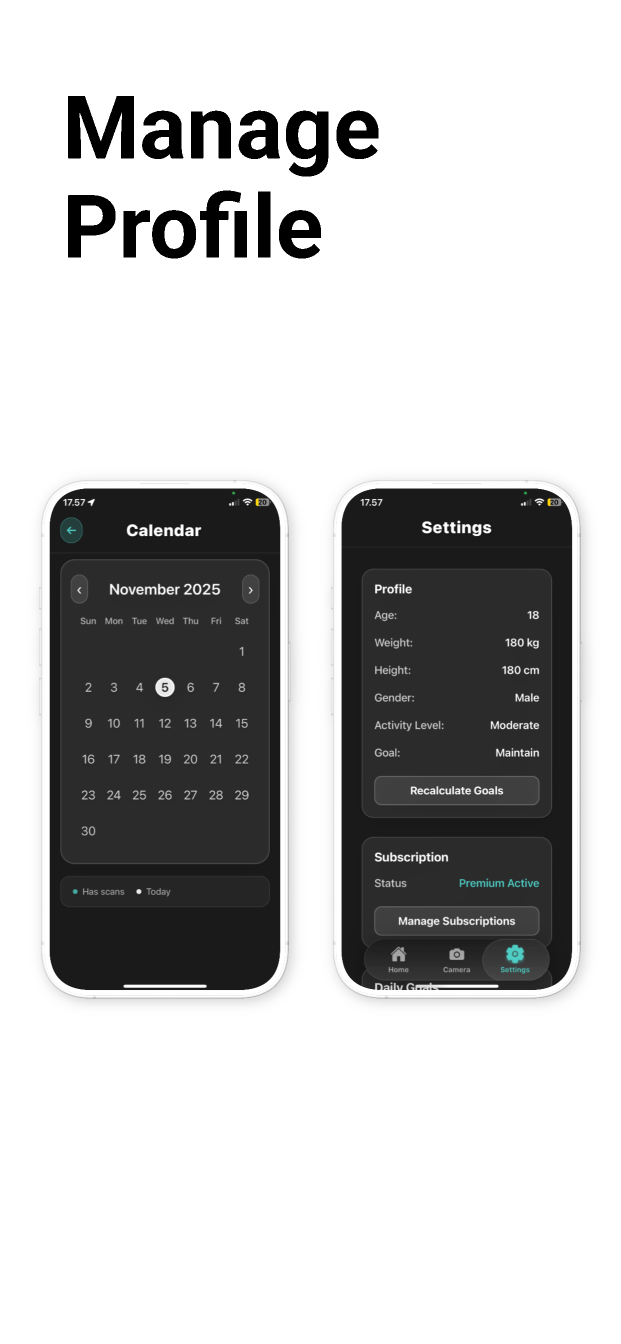Kalora: calorie tracker