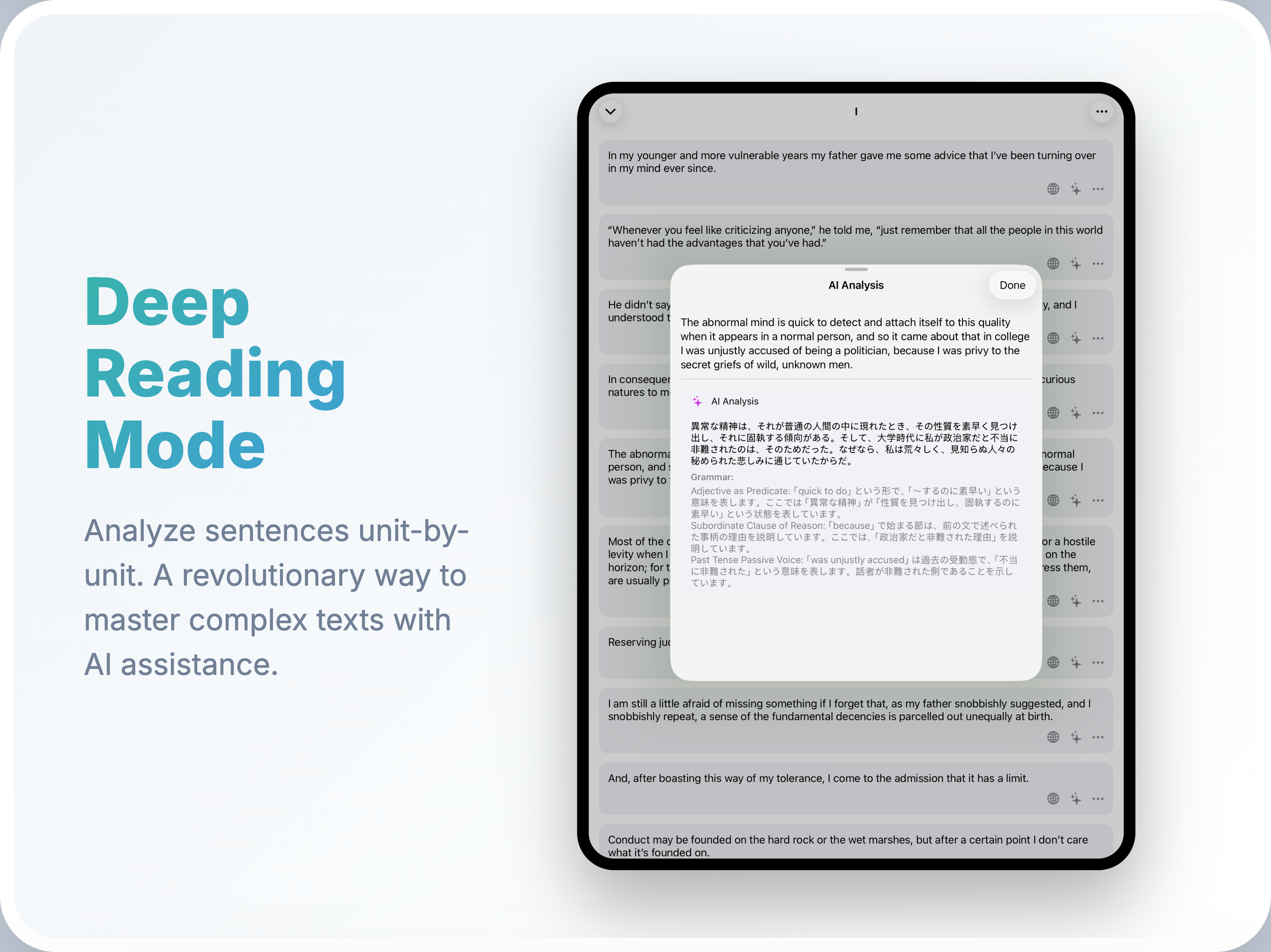 TapLex:AI-Assisted EPUB Reader