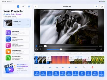 ReelCut Video Editor iPad screenshot