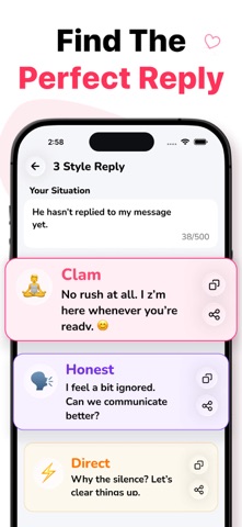 Rizz AI – Dating Assistant iPhone screenshot