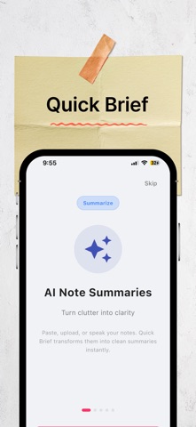 Quick Brief AI : Memo App Screenshot 1 of 7