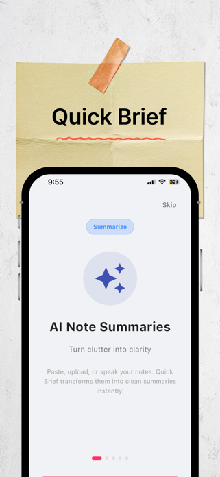 Quick Brief AI : Memo App Screenshot 1 of 7