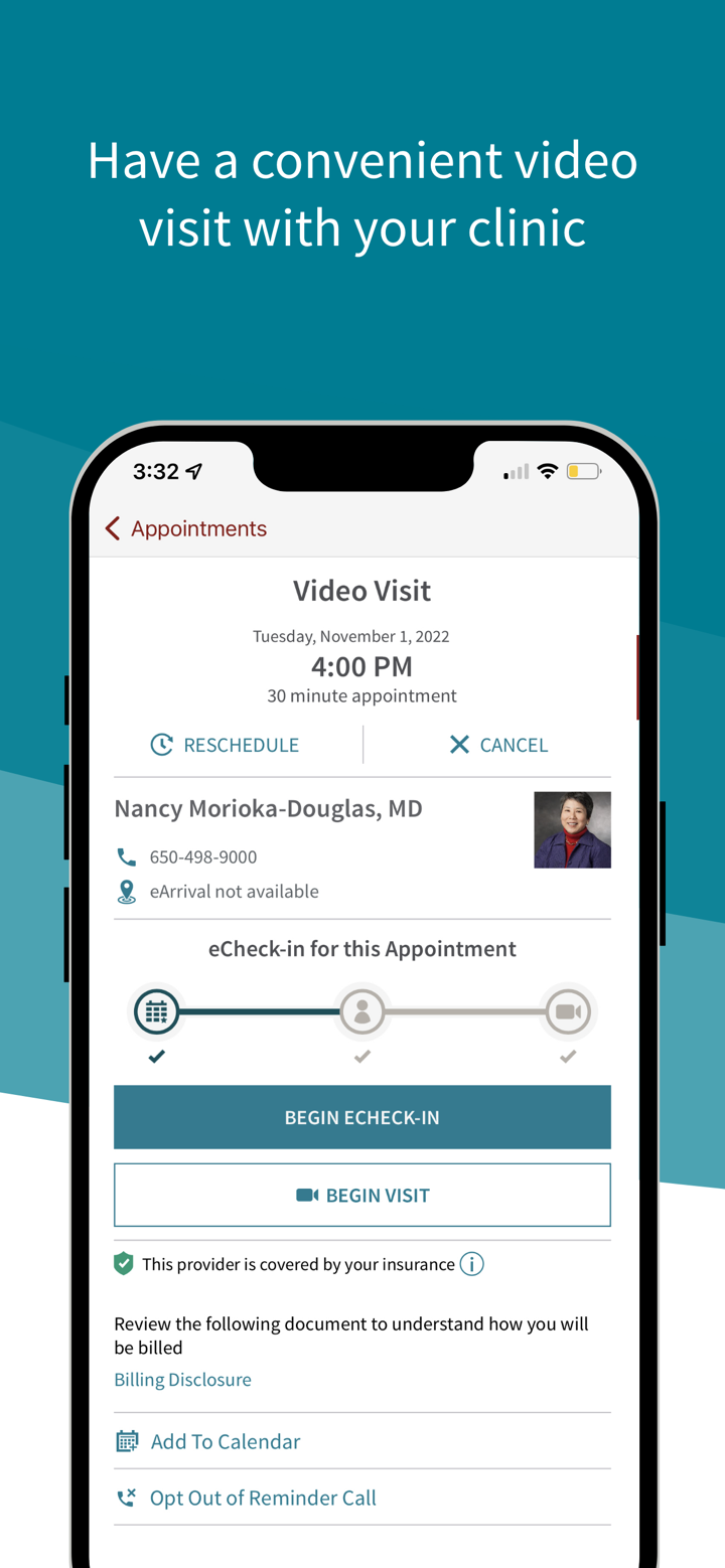 Stanford Health Care MyHealth screenshot 3