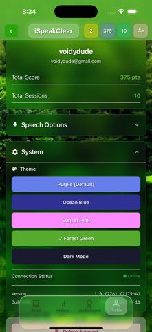iSpeakClear screenshot