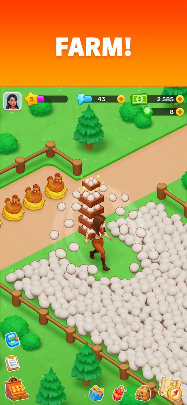 #1. Klondike Adventures: Farm Game (iOS) بواسطة: VIZOR APPS LTD