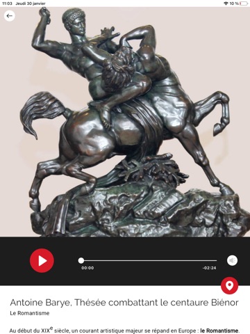 Musées de Cholet iPad screenshot