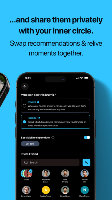Screenshot #2 pour Breadkrumb - Map & Share trips