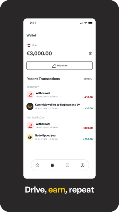 Tec-Ride Driver Screenshot