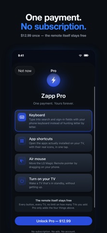 Zapp: TV Remote Control Screenshot 9 of 10