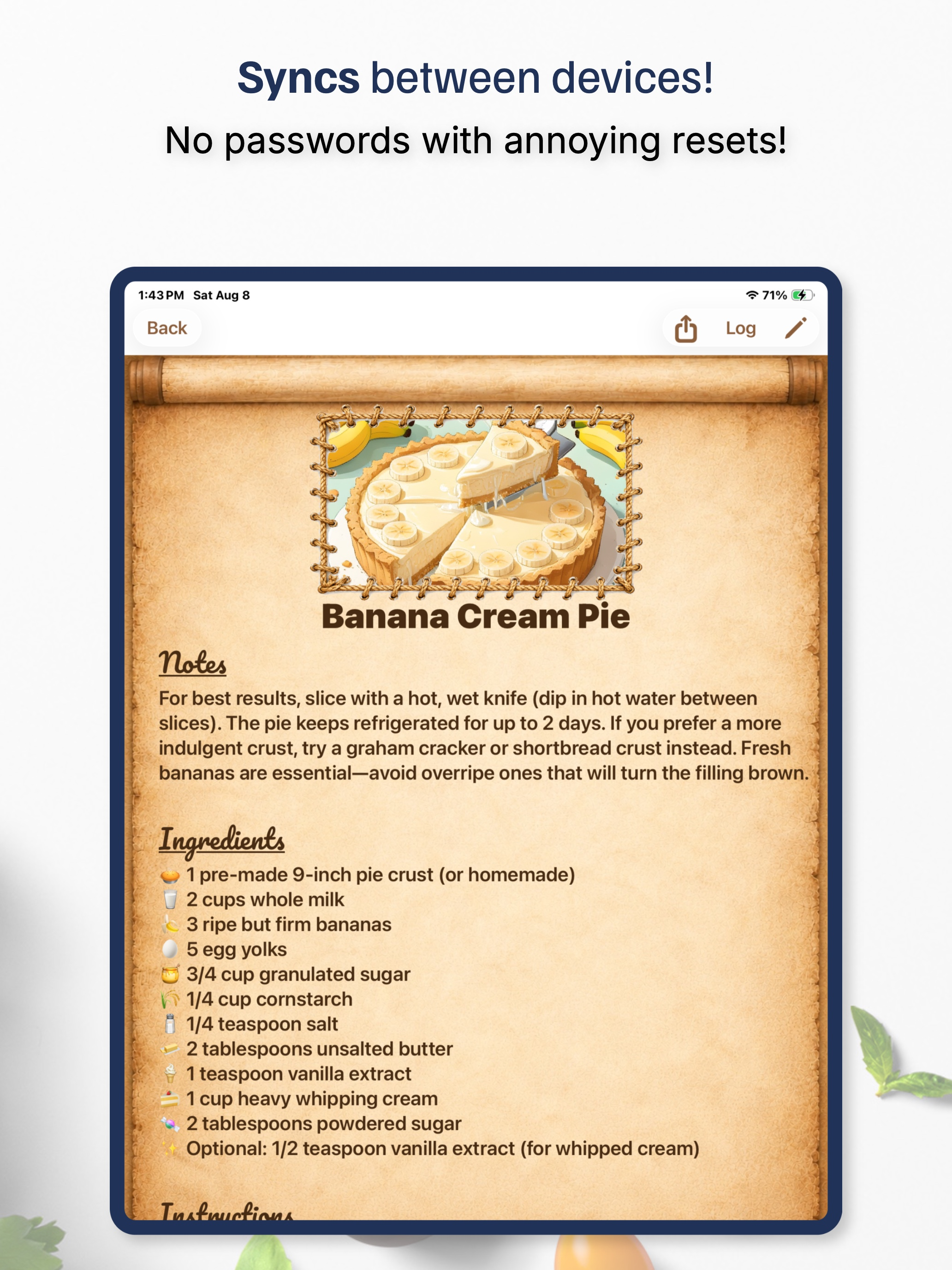 Recipe Chest & Log screenshot 10