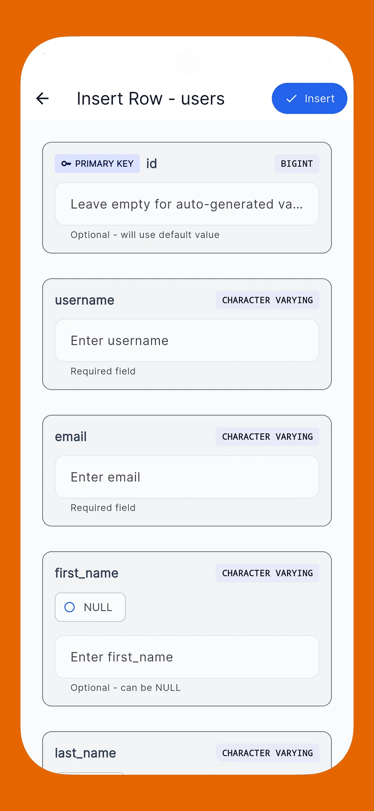 #6. PostgreSQL Visual Manager (iOS) di: TURN LLC (Apps)