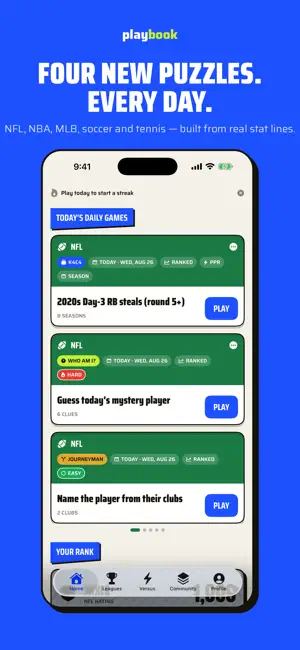Playbook: Sports Trivia screenshot 1