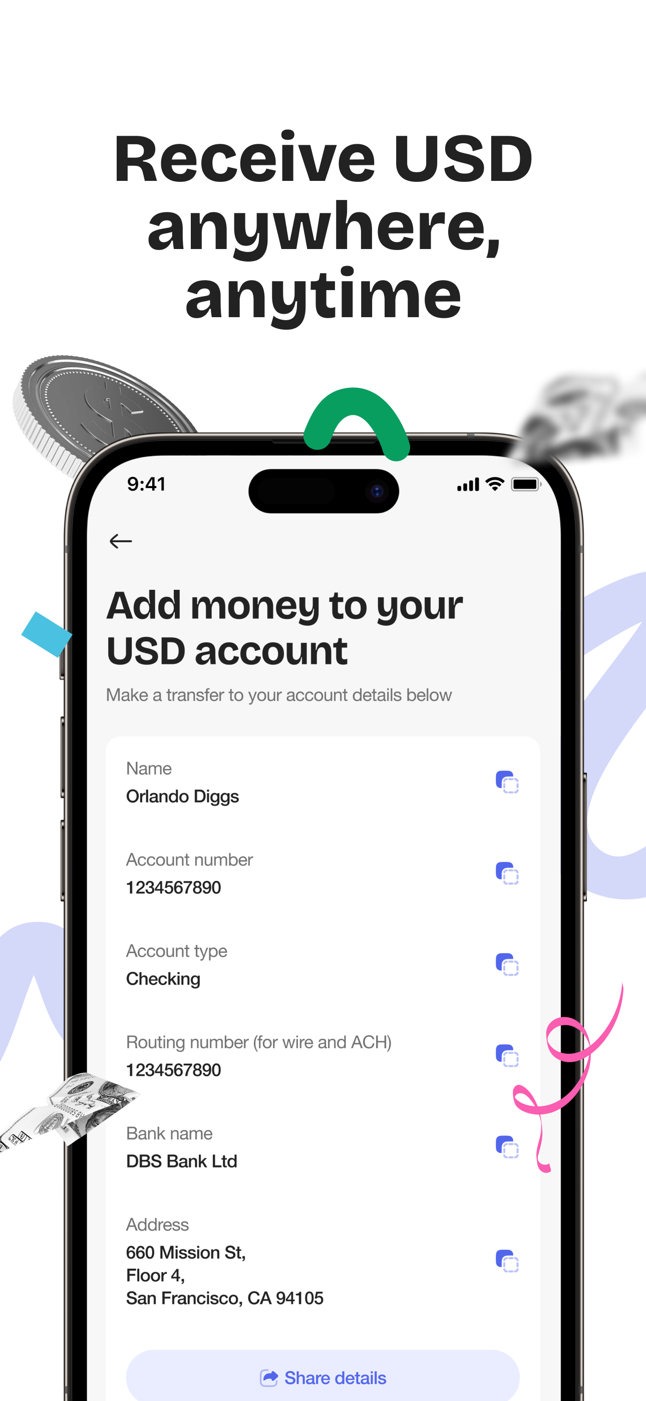 Roam: USD & Stablecoins App