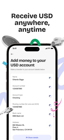 Roam: USD & Stablecoins App screenshot