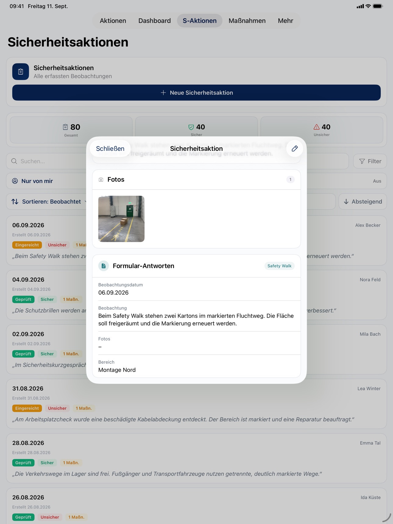 Screenshot 7 of Safety Culture Performance