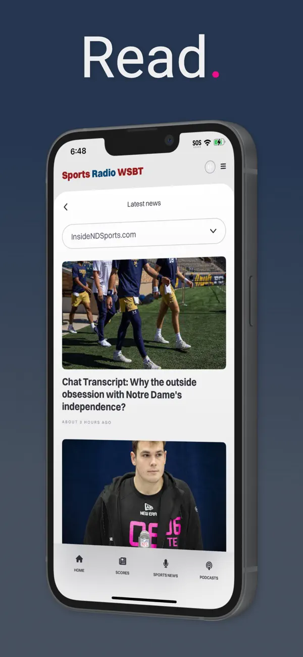 Screenshot #2 pour Sports Radio WSBT