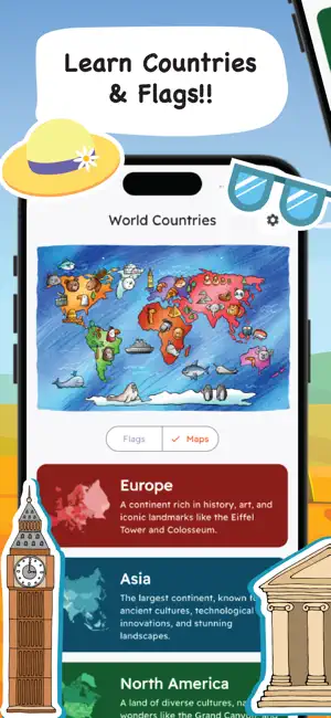 Stack The Country: Flag & Map screenshot 1