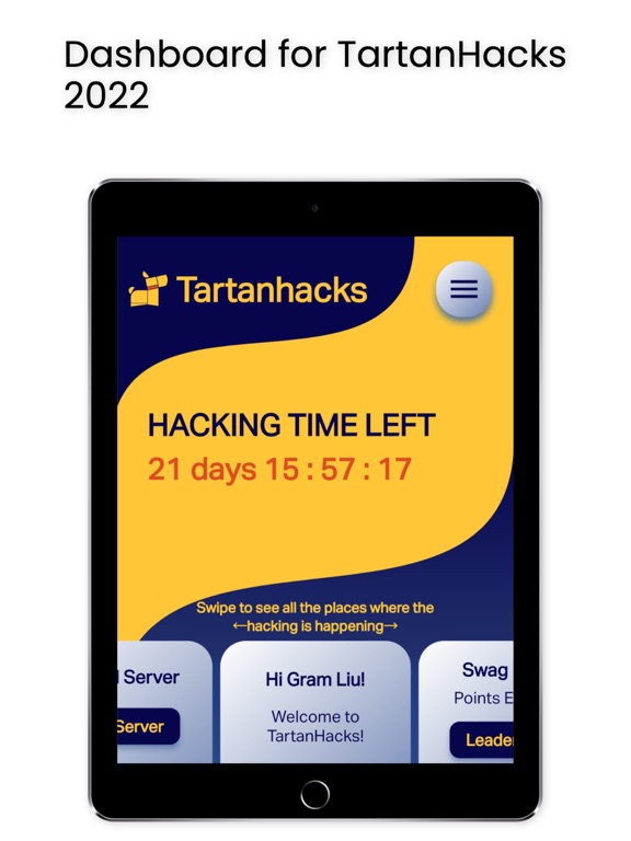 Screenshot #5 pour TartanHacks Dashboard