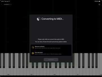 Piano Play-along のスクリーンショット