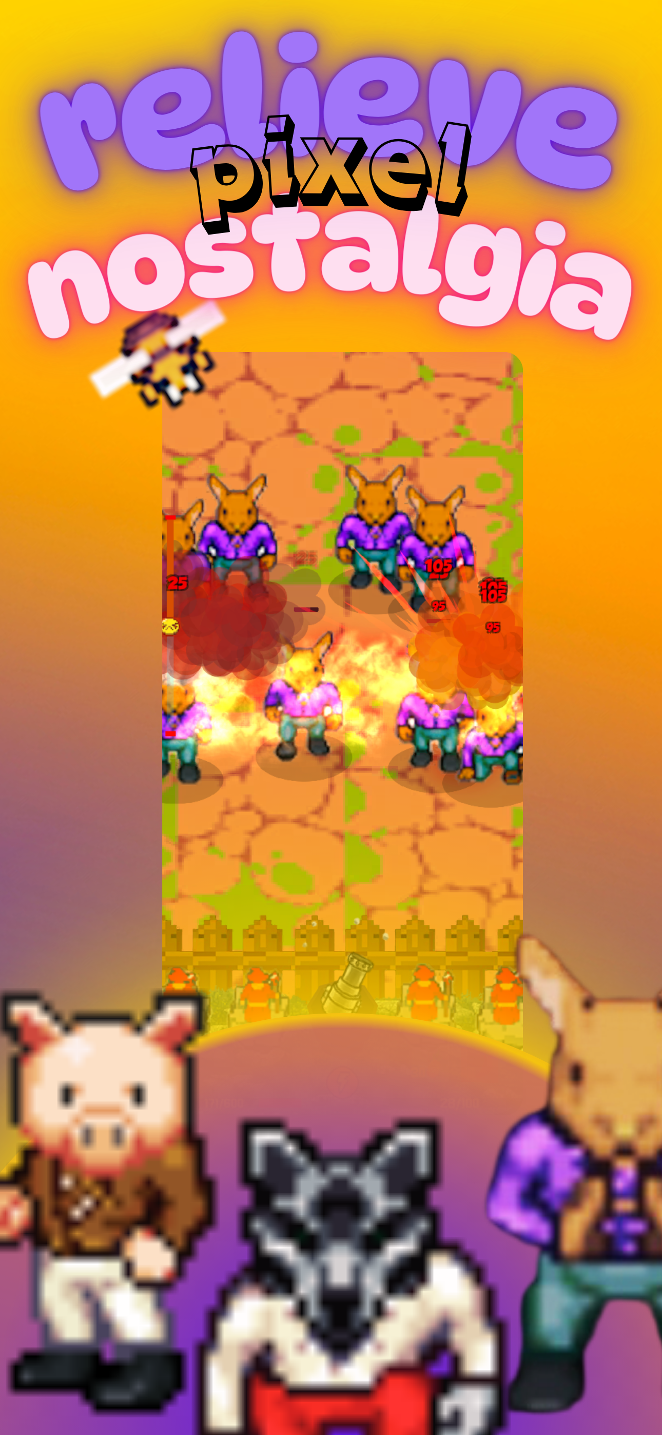 Tower defense: cute pixel game screenshot 3