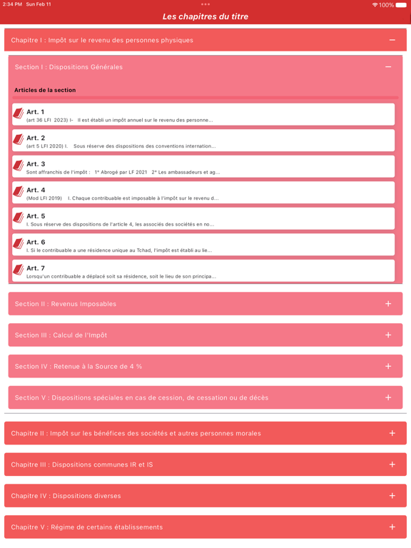 Screenshot #6 pour Code Général des Impôts 2025