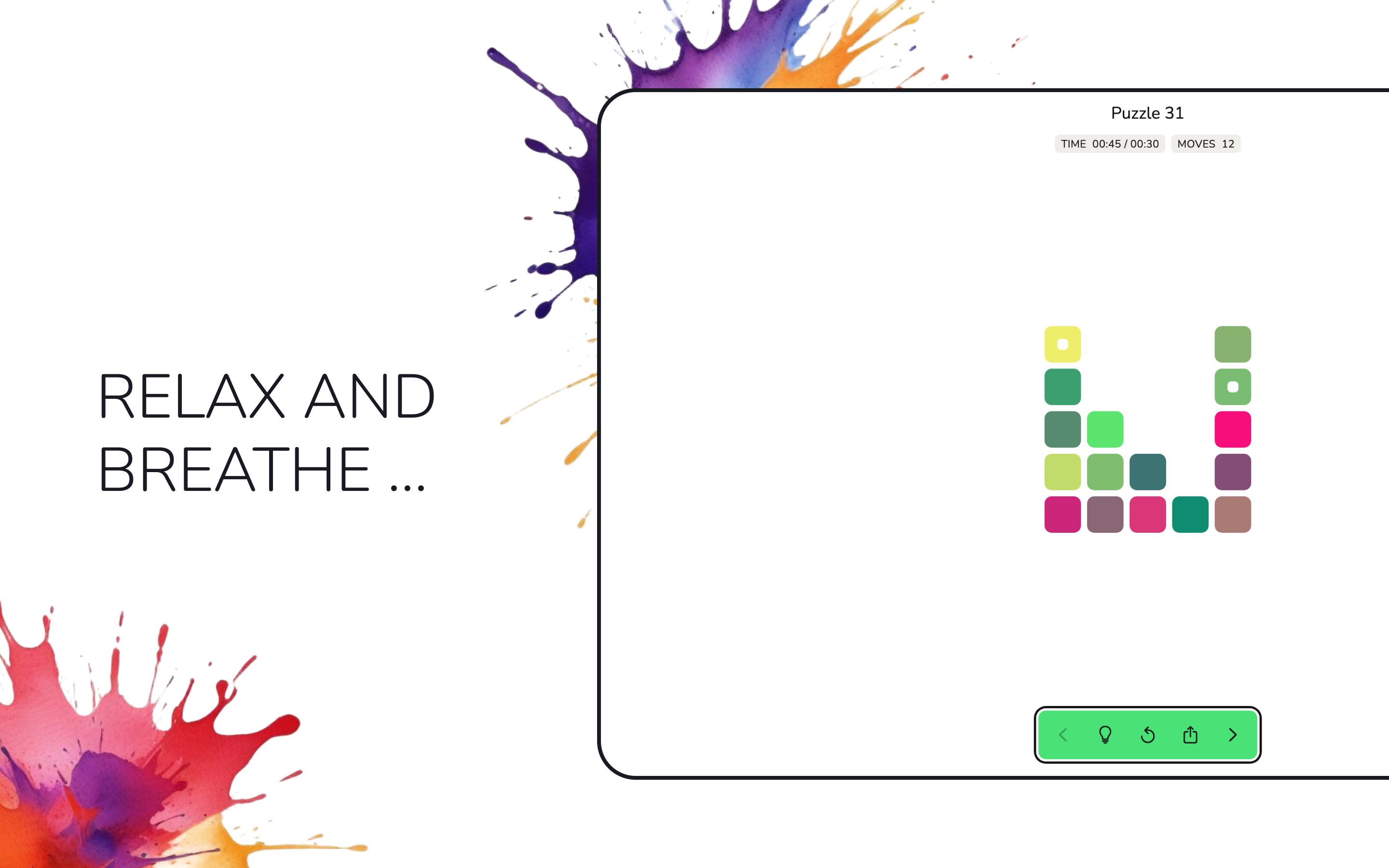 Color Sorting Game: iro‿iro screenshot 15