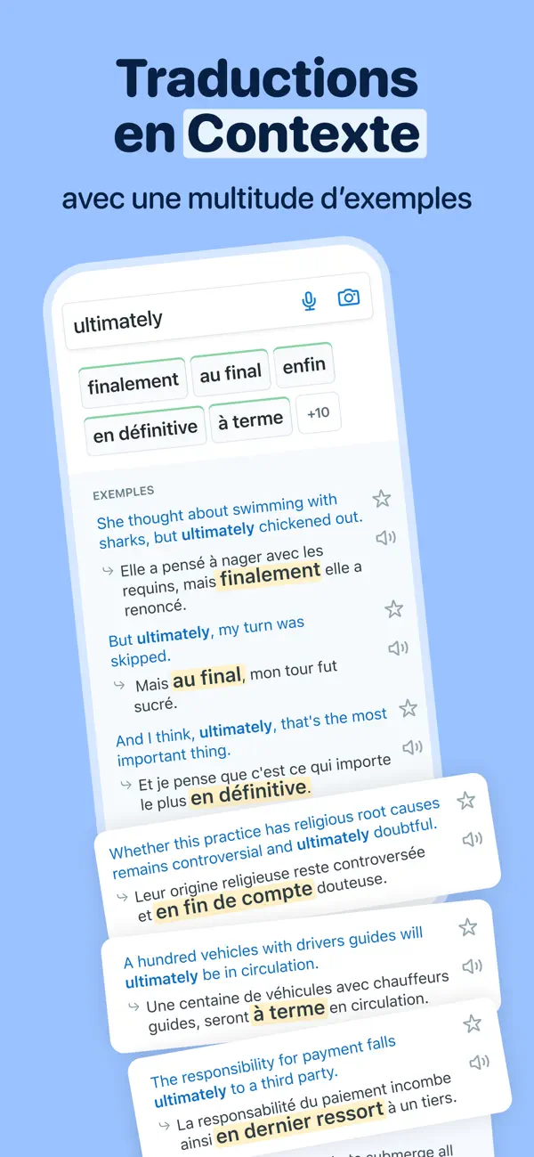 Screenshot #2 pour Reverso - Traduire & Apprendre
