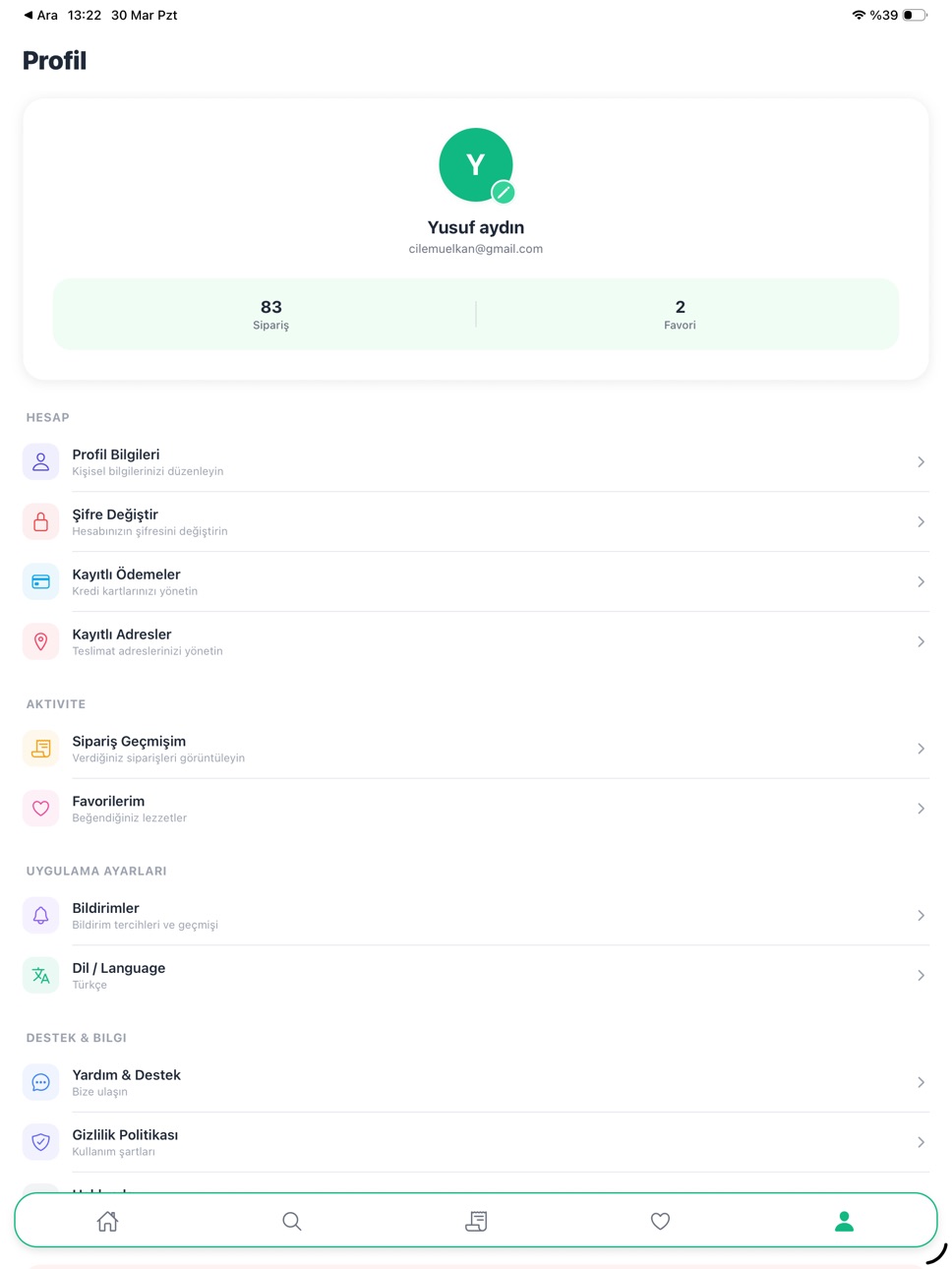 iPad screenshot