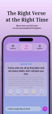 VibeVerse - Bible Healing iPhone screenshot