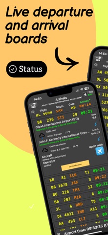 Flight Board Pro Plane tracker App Store preview screenshot 1