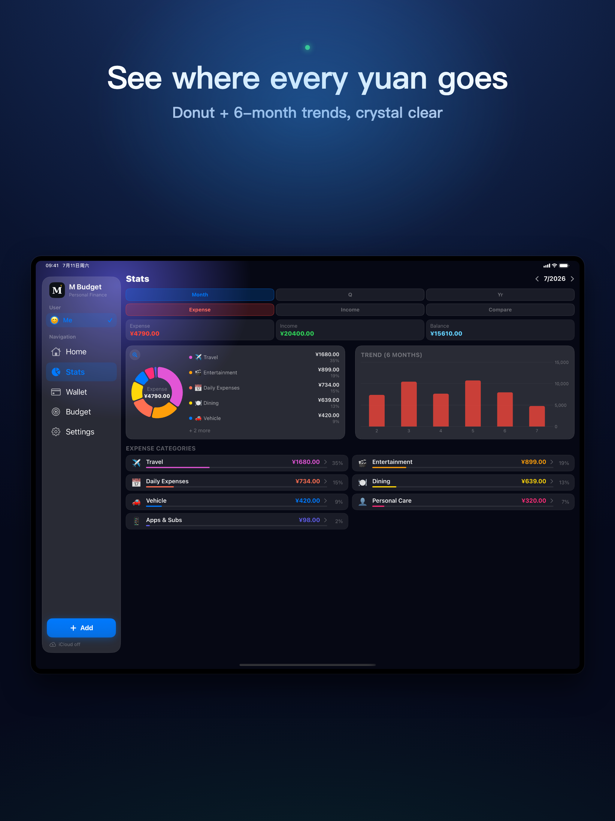 M Budget: Expense Tracker screenshot 19
