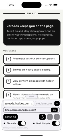 ZeroAds Screenshot 2 of 3