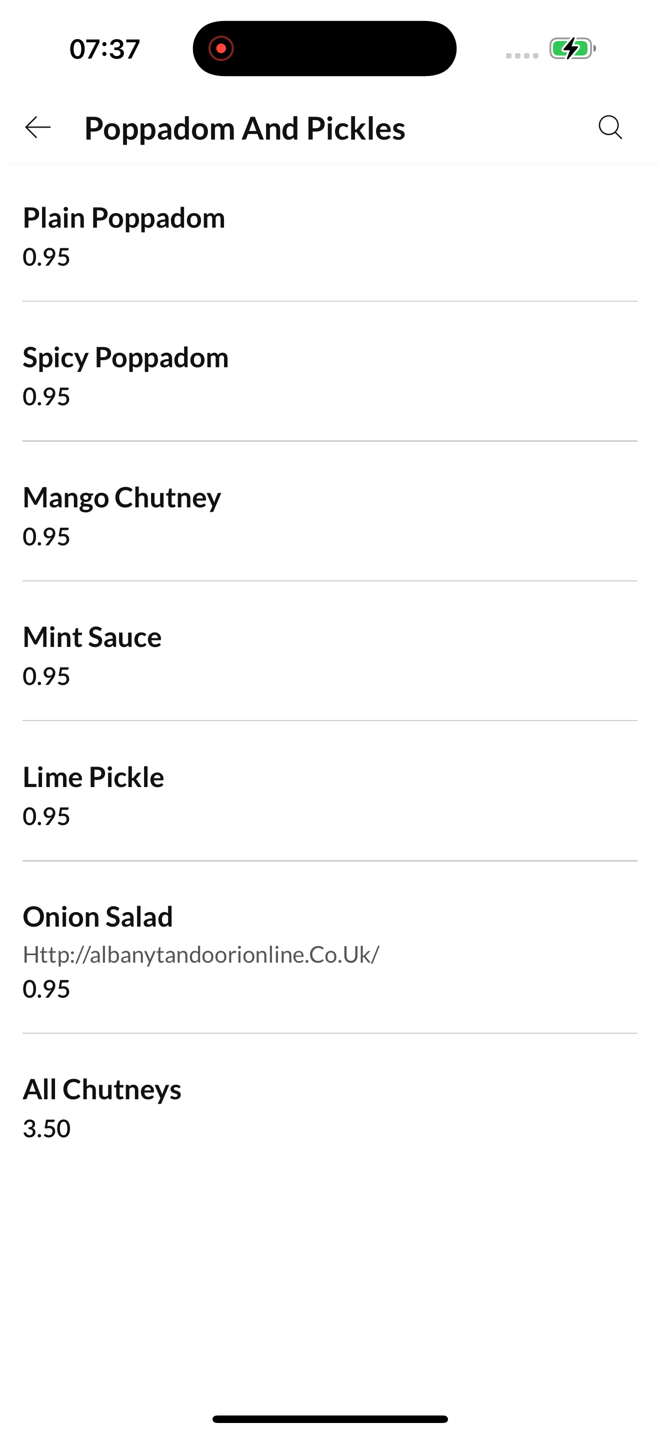 Albany Tandoori Enfield