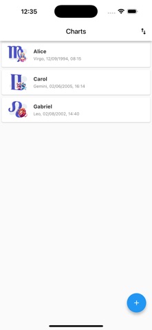 Zodiax - Birth Chart Screenshot 1 of 5