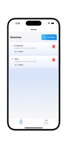 Manage Attendance screenshot