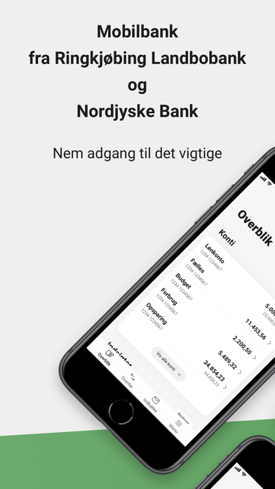 Landbobanken og Nordjyske Bank Screenshot