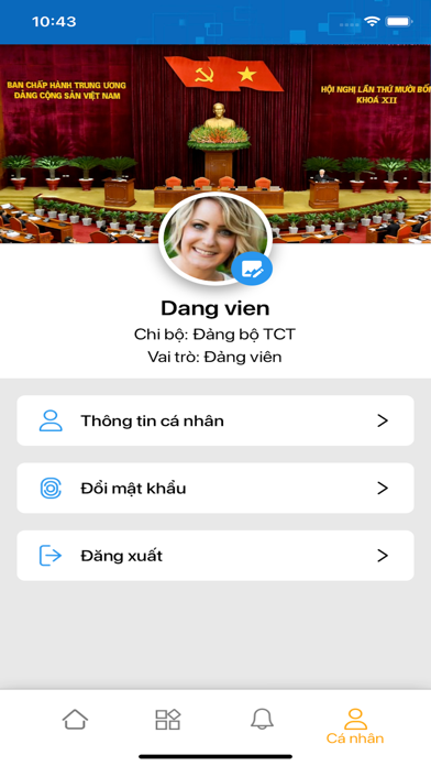 Sổ tay Đảng viên điện tử Screenshot