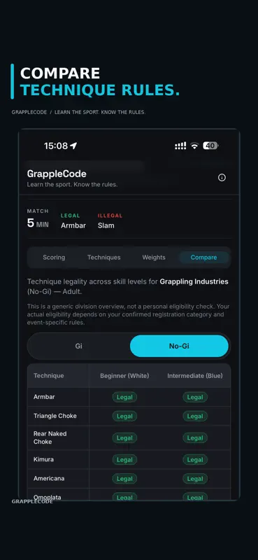 GrappleRules screenshot 4 of 7
