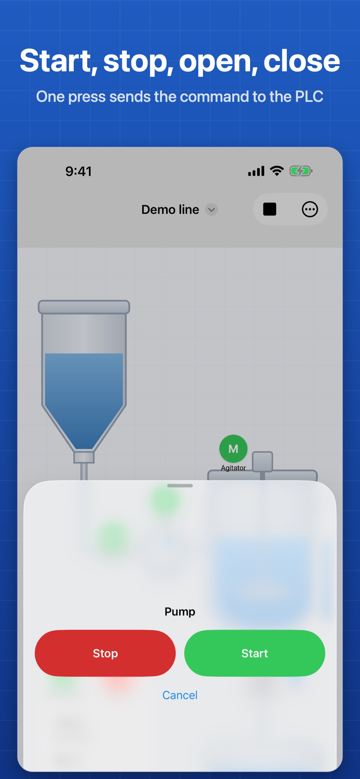 Screenshot 2 of S7 PLC HMI