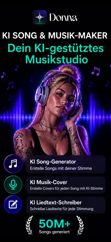 Donna KI Lied Musik Generator screenshot 1 of 4