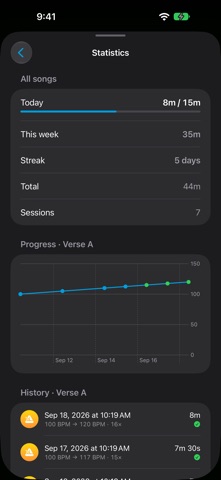 Music Looper - Practice Tool Screenshot 7 of 10